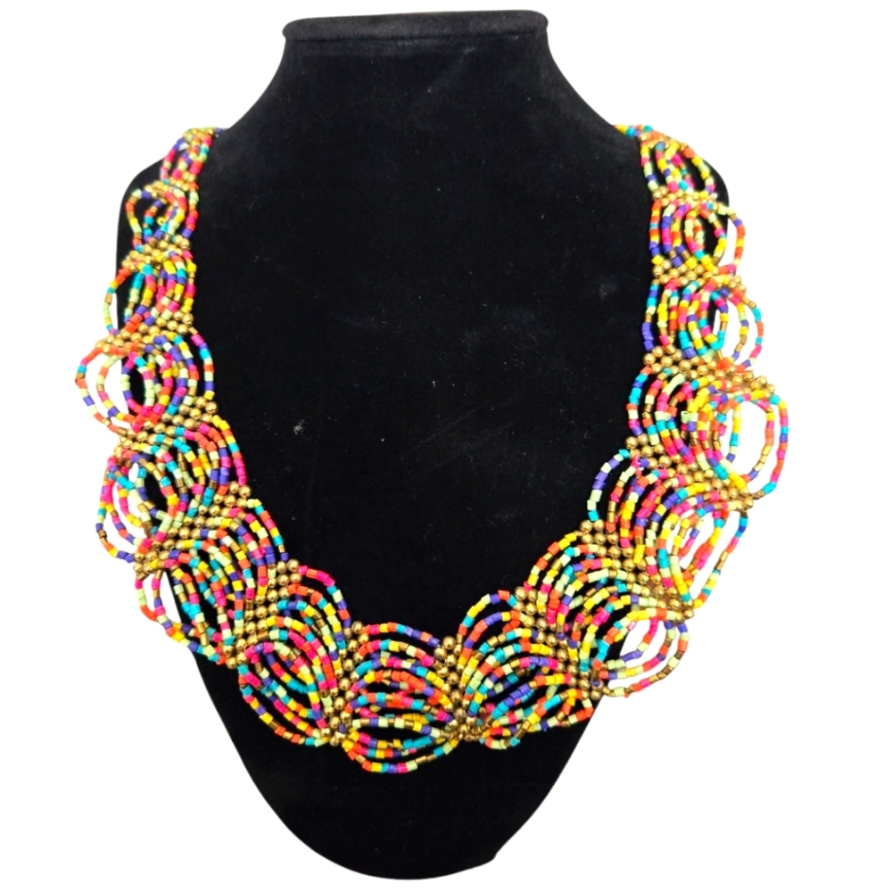 Lot Of 3 Multicolor Beaded Necklaces Nwt